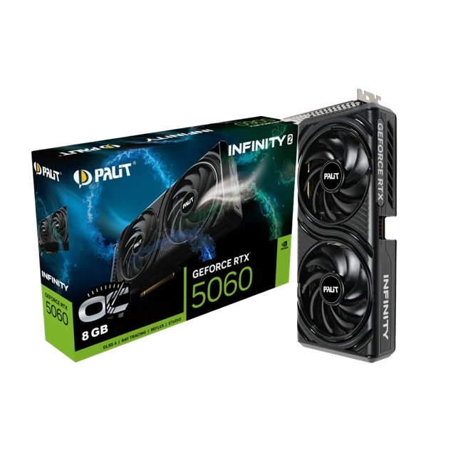 Palit GeForce RTX 5060 Infinity 2 OC 8GB GDDR7 Graphics Card